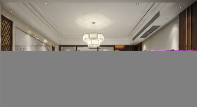 新中式客餐厅 吊灯 摆件-1